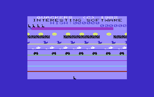 Quackers screenshot 2 for Vic-20